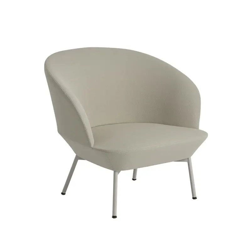 Easy chair OSLO LOUNGE Vidar 146/ greyMUUTO Livraison Express