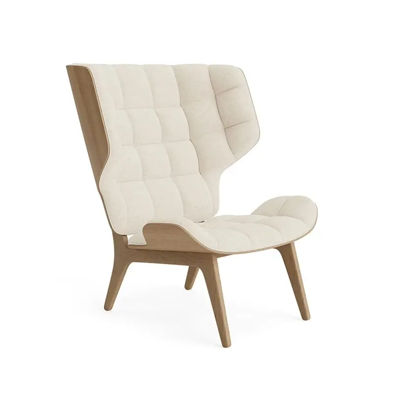 Fauteuil MAMMOTH Barnum Bouclé 24/ chêne naturelNORR11 Vente Flash