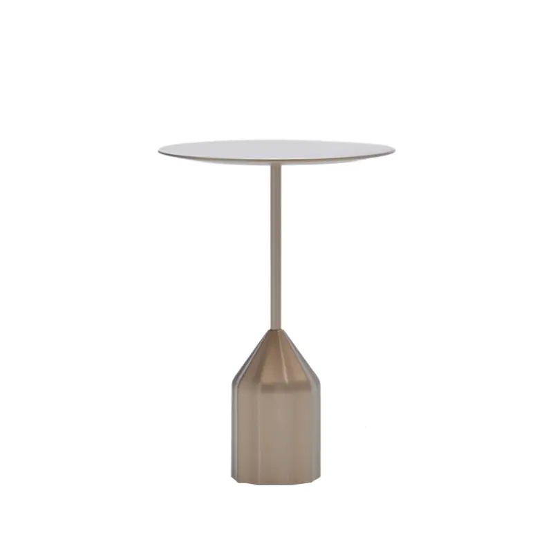 Table d'appoint guéridon BURIN MINI BronzeVICCARBE Offre Du Jour