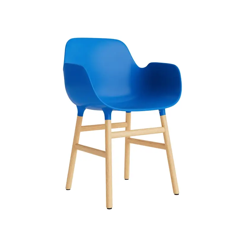 Chaise FORM ARMCHAIR Bleu vif NORMANN COPENHAGEN Quantité Limitée