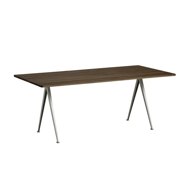Dining Table PYRAMID 02 Smoked oak/ beigeHAY Populaire