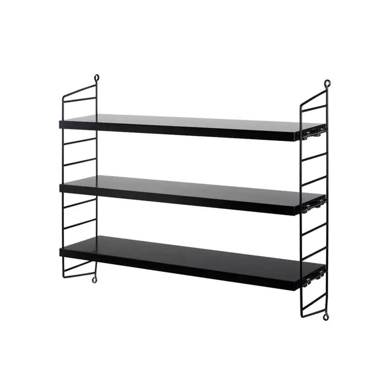 Etagère STRING POCKET NoirSTRING FURNITURE Paiement Sécurisé
