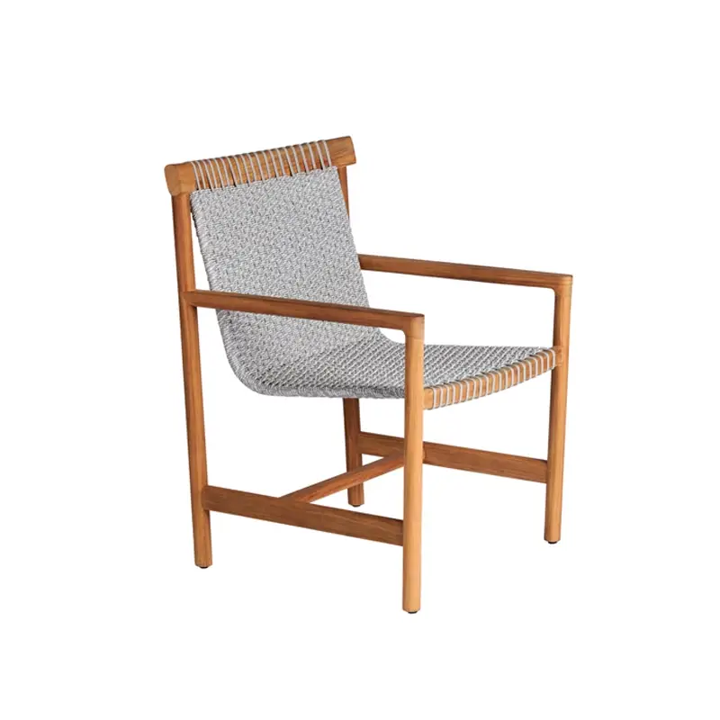 Promotion Saisonnière Outdoor Chair and Small Lounge Chair AMANU small armchair LinenTRIBU