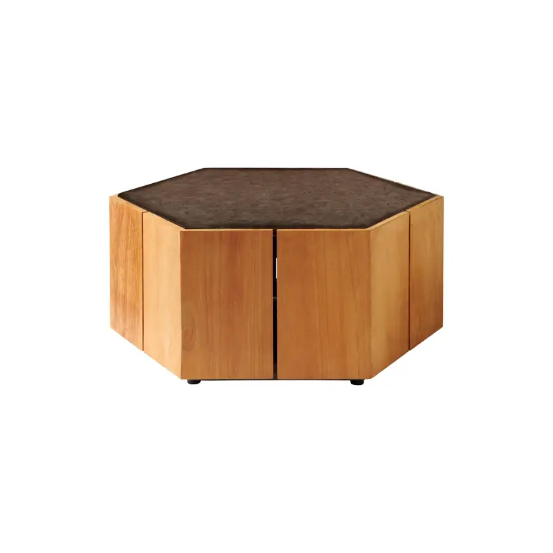 Table basse extérieure Table basse HEXAGON WengéTRIBU Offre Exclusive