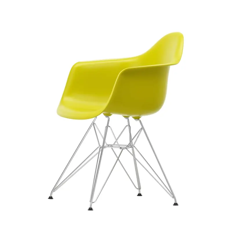 Acheter Direct Chaise EAMES PLASTIC ARMCHAIR DAR pieds Tour Eiffel Moutarde REVITRA