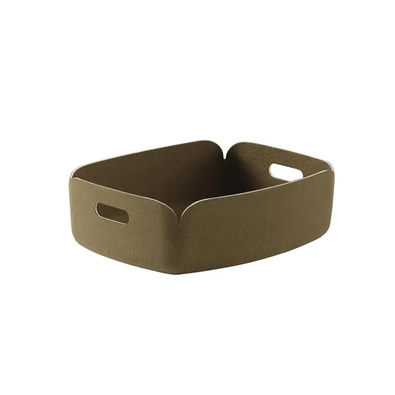 Small Storage Solution RESTORE TRAY Green brownMUUTO Achat Immédiat