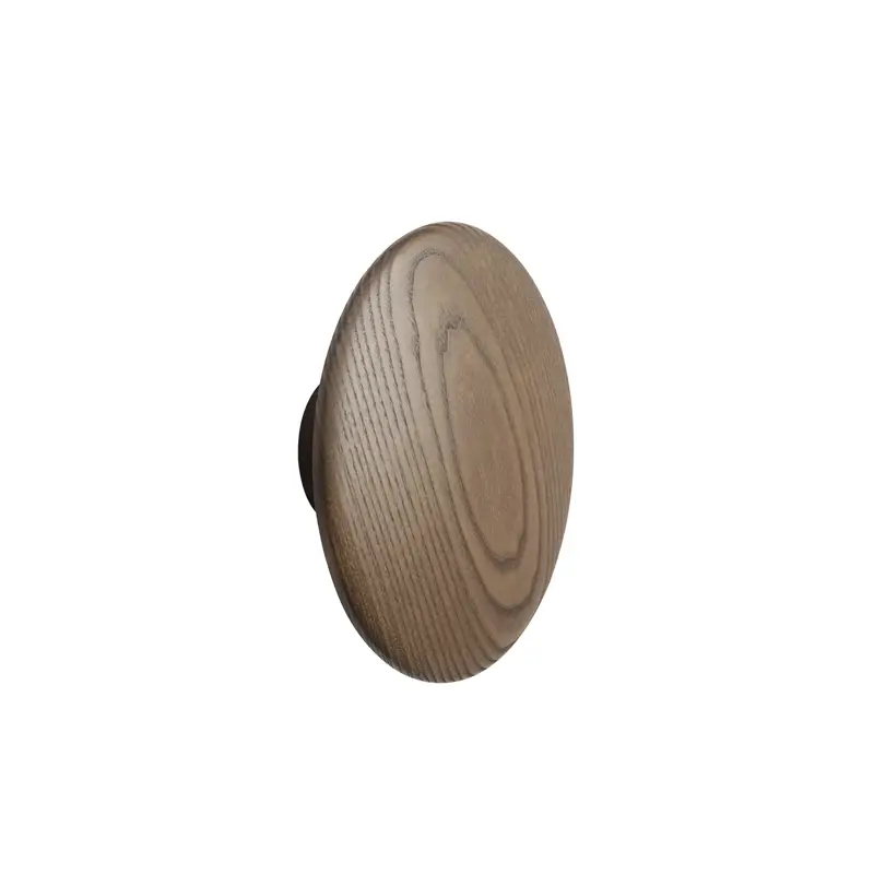 Wall Hook DOTS coat hook Ø 17 Dark brownMUUTO Haute Qualité