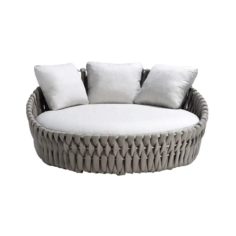 Outdoor Sofa Daybed TOSCA Linen / White mat 01TRIBU Offre Exclusive