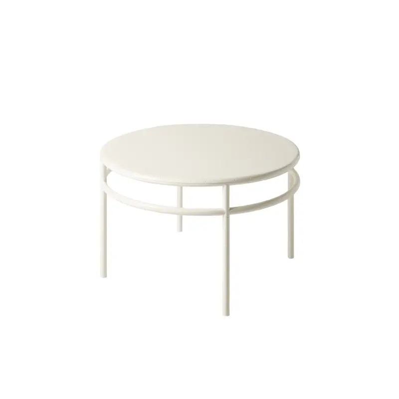Prix Bas Coffee Table T37 Ø80 Pearl whiteTOLIX