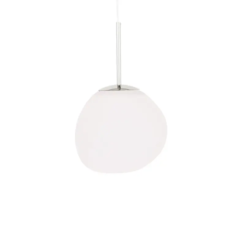 Marque Pendant Light MELT MINI LED Opaline/ chromeTOM DIXON