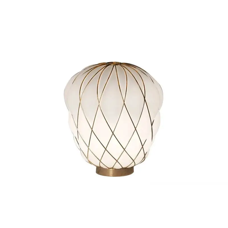 Table Lamp PINECONE Medium Gold/whiteFONTANA ARTE Offre Limitée