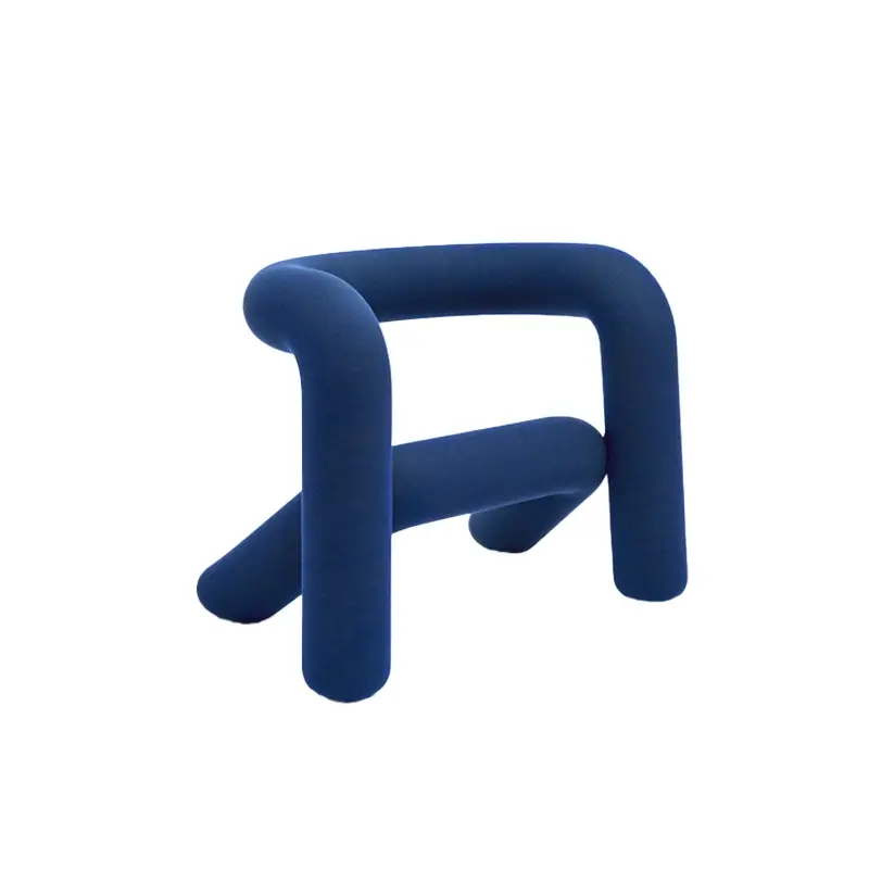 Easy chair EXTRA BOLD Mixed blue greenMOUSTACHE Vente Flash