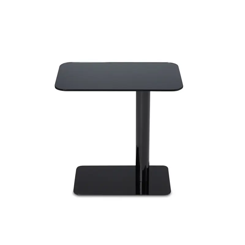 Paiement Sécurisé Table d'appoint guéridon FLASH Rectangle Noir brillantTOM DIXON