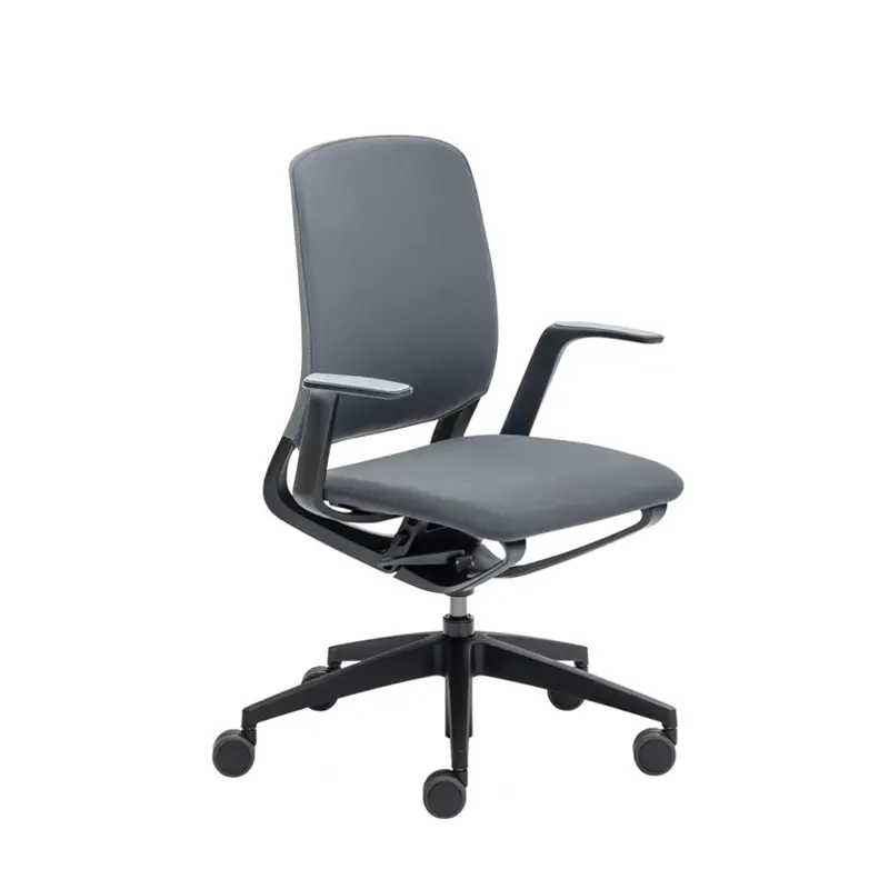 Office Chair SE:MOTION upholstered seat and back Anthracite 60025/ black frameSILVERA CONTRACT Prix Cassé