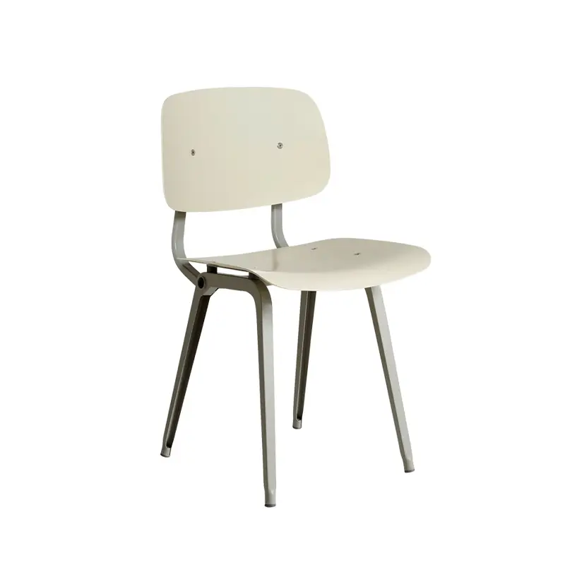 Achat Immédiat Dining Chair REVOLT Beige/white riceHAY