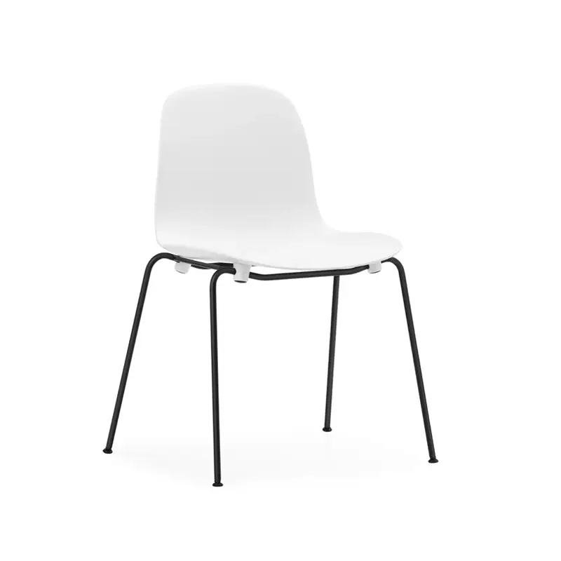 Expédié Aujourd'hui Dining Chair FORM EMPILABLE WhiteNORMANN COPENHAGEN