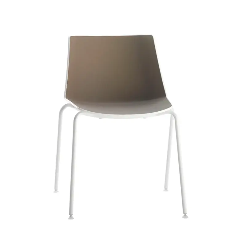 Dining Chair AÏKU round feet White Dove greyMDF Réduction