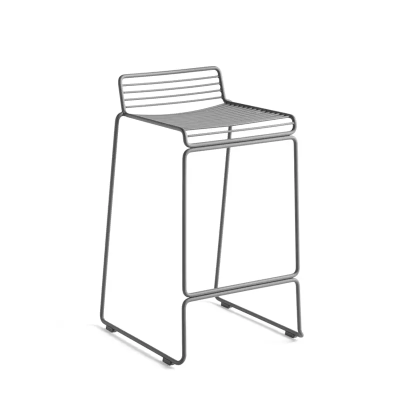 Meilleur Choix Tabouret haut HEE BARSTOOL H 65 GrisHAY