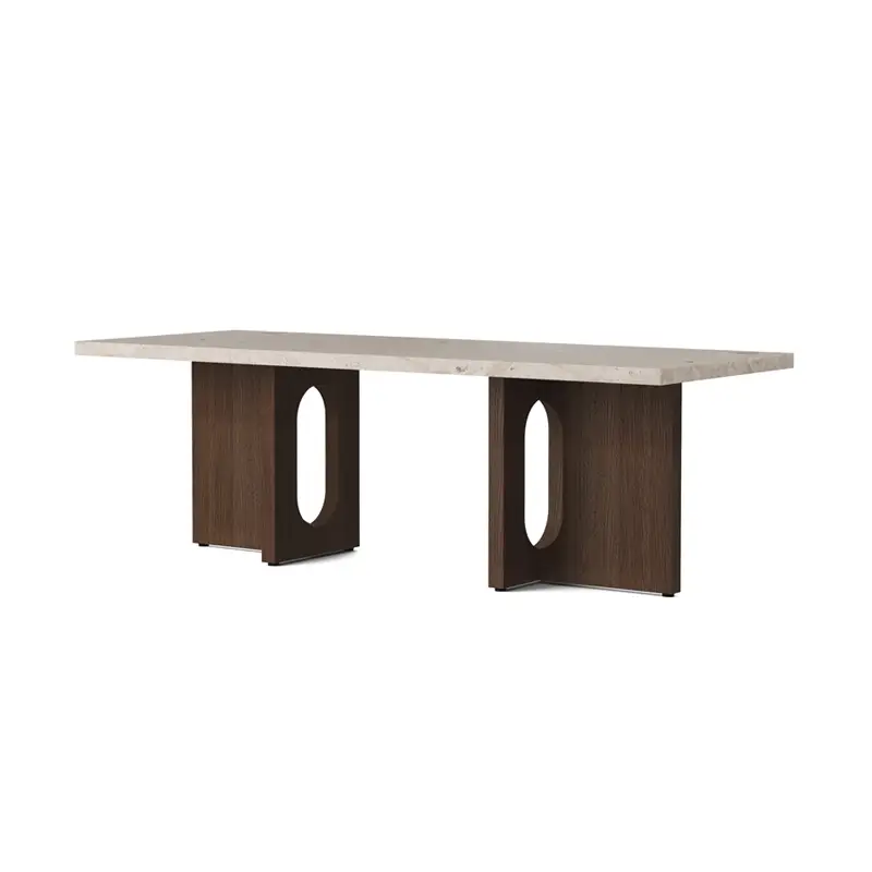 Table basse ANDROGYNE bois & pierre Pierre Kunis Breccia/ chêne foncéAUDO COPENHAGEN Meilleur Prix