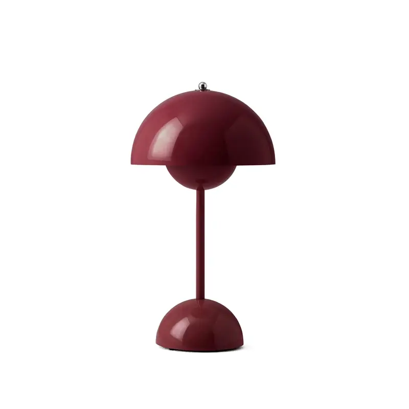 Lampe à poser FLOWERPOT VP9 sans fil Prune foncéAND TRADITION Dernière Chance