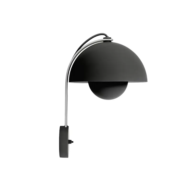 Vente Flash Wall light FLOWERPOT VP8 Matt blackAND TRADITION