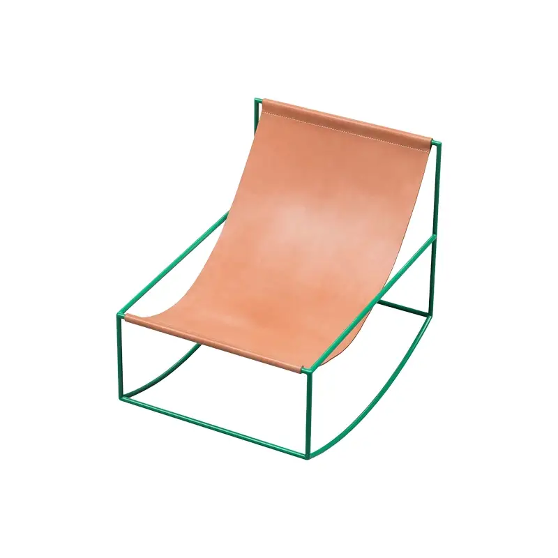 Commande En Gros Fauteuil ROCKING CHAIR Cuir/VertVALERIE OBJECTS