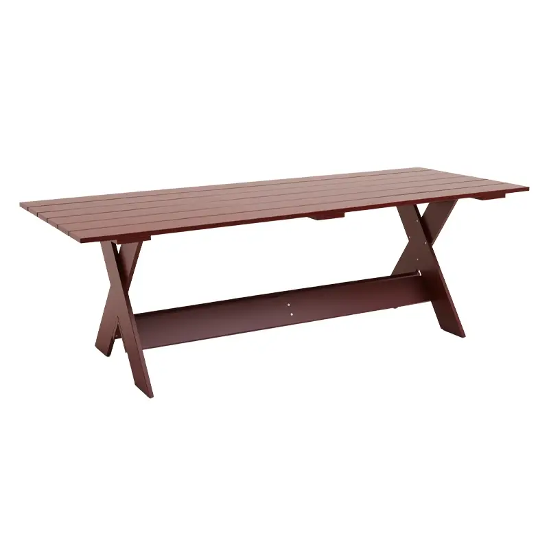 Outdoor Table CRATE L 230 Iron redHAY Marque