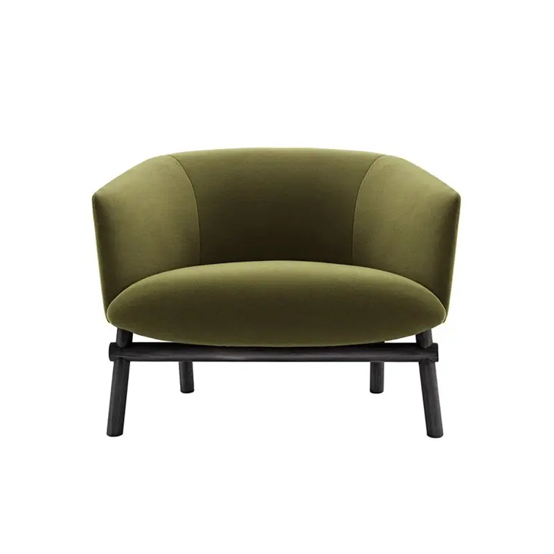 Easy chair BOOK Moss green 7307GALLOTTI & RADICE Bon Marché