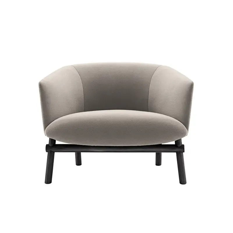 Meilleur Prix Fauteuil LIVRE Gris mink 518GALLOTTI & RADICE