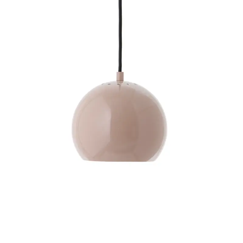 Nouveauté Pendant Light BALL Ø 18 Powder pink glossFRANDSEN