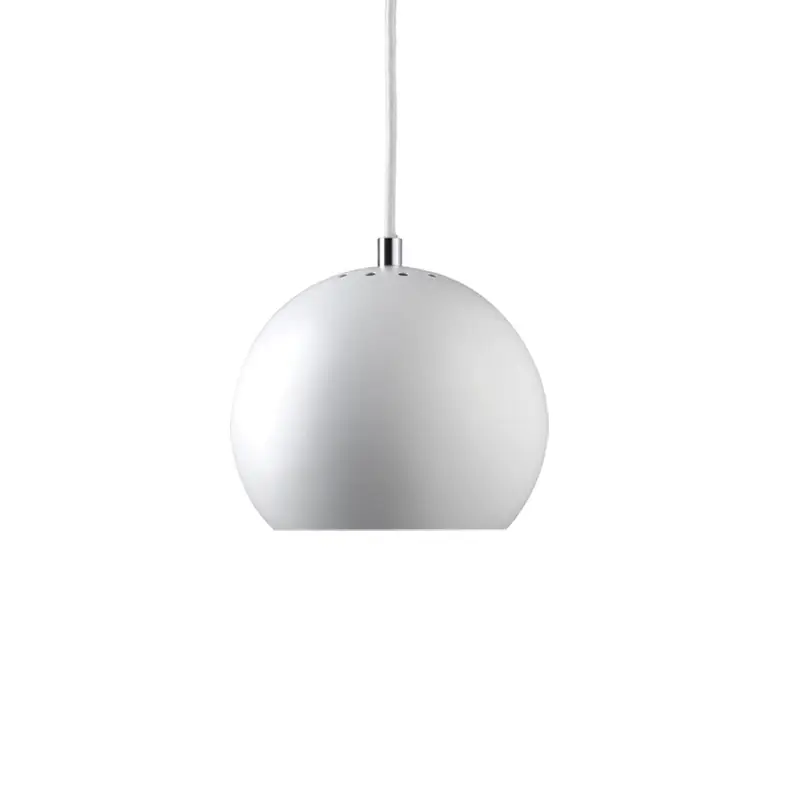 Marque Pendant Light BALL Ø 18 Matt whiteFRANDSEN
