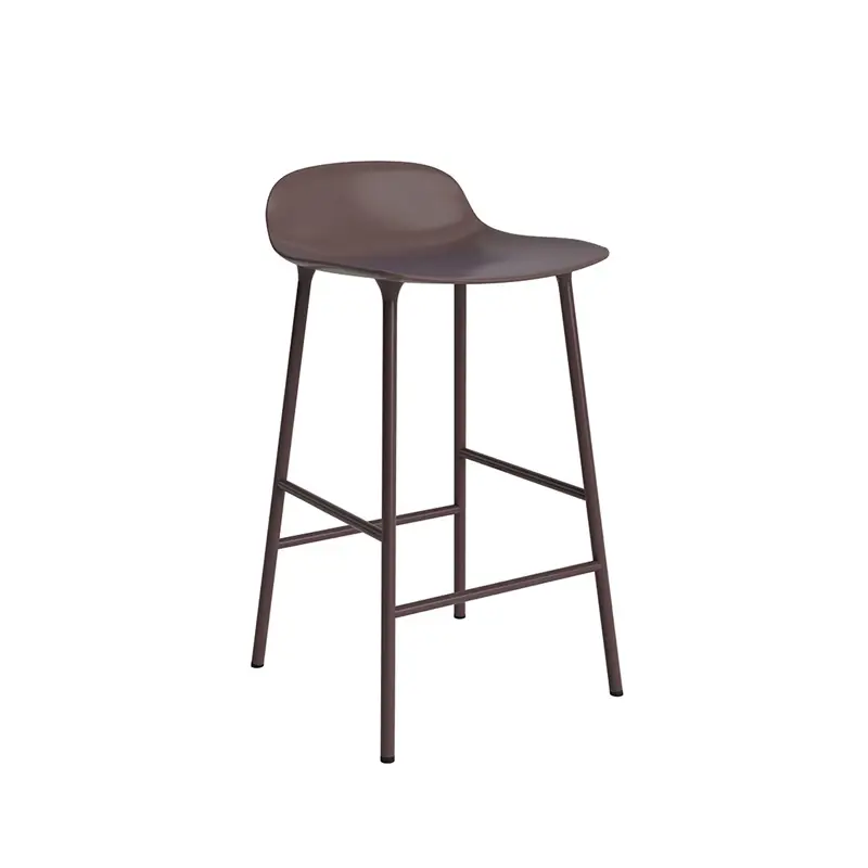 Commande En Gros Tabouret haut FORM BARSTOOL pieds acier MarronNORMANN COPENHAGEN