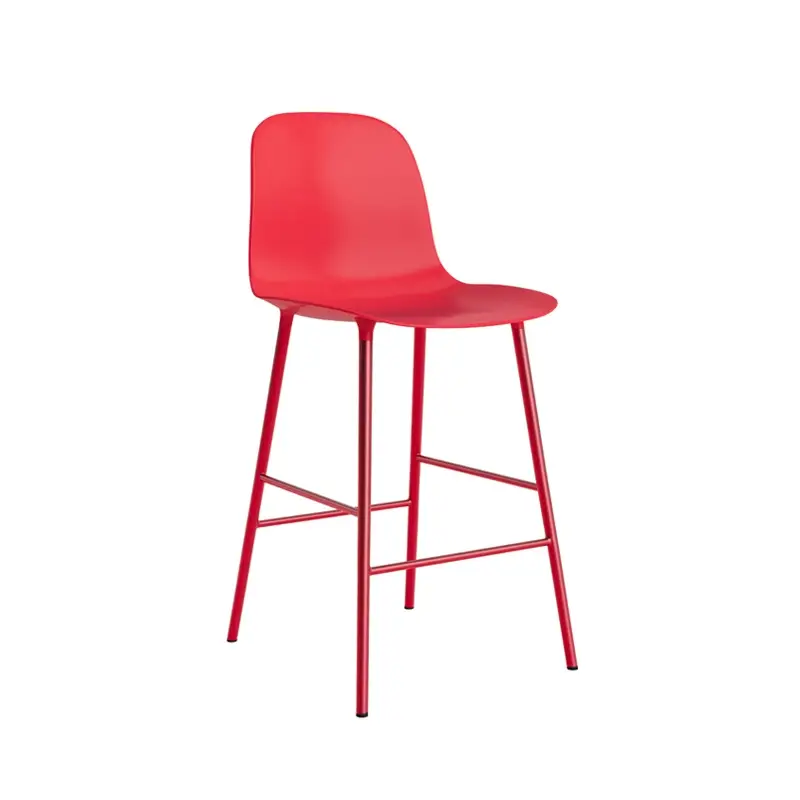 Produit De Marque Bar Stool FORM BAR CHAIR Bright red NORMANN COPENHAGEN