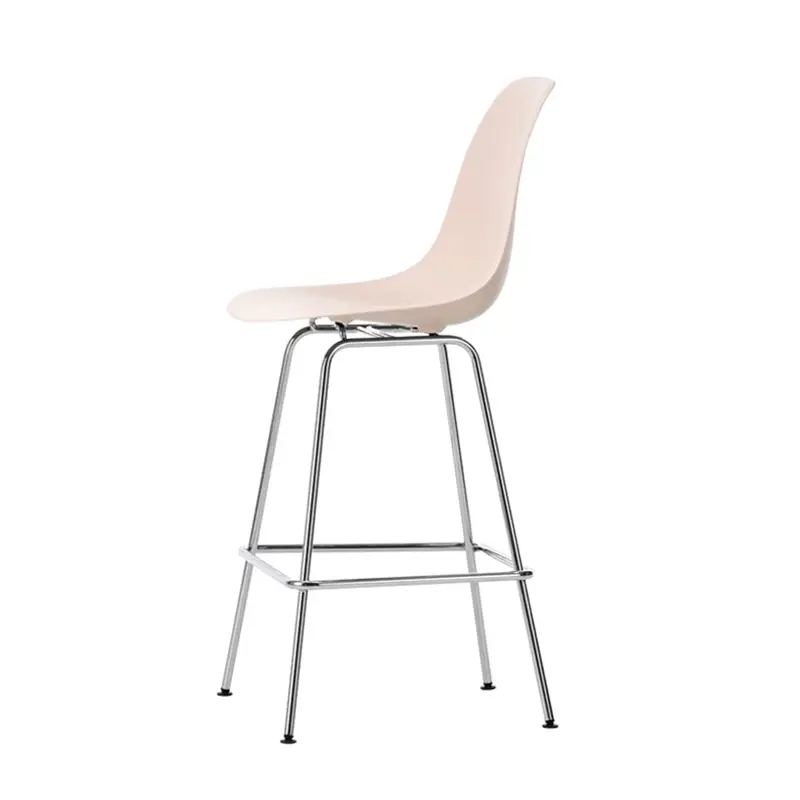 Jusqu'à Épuisement Des Stocks Bar Stool EAMES PLASTIC STOOL Medium Soft Pink REVITRA