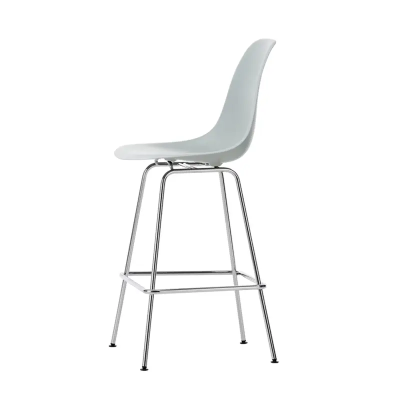 Achat Immédiat Bar Stool EAMES PLASTIC STOOL Medium Light grey REVITRA