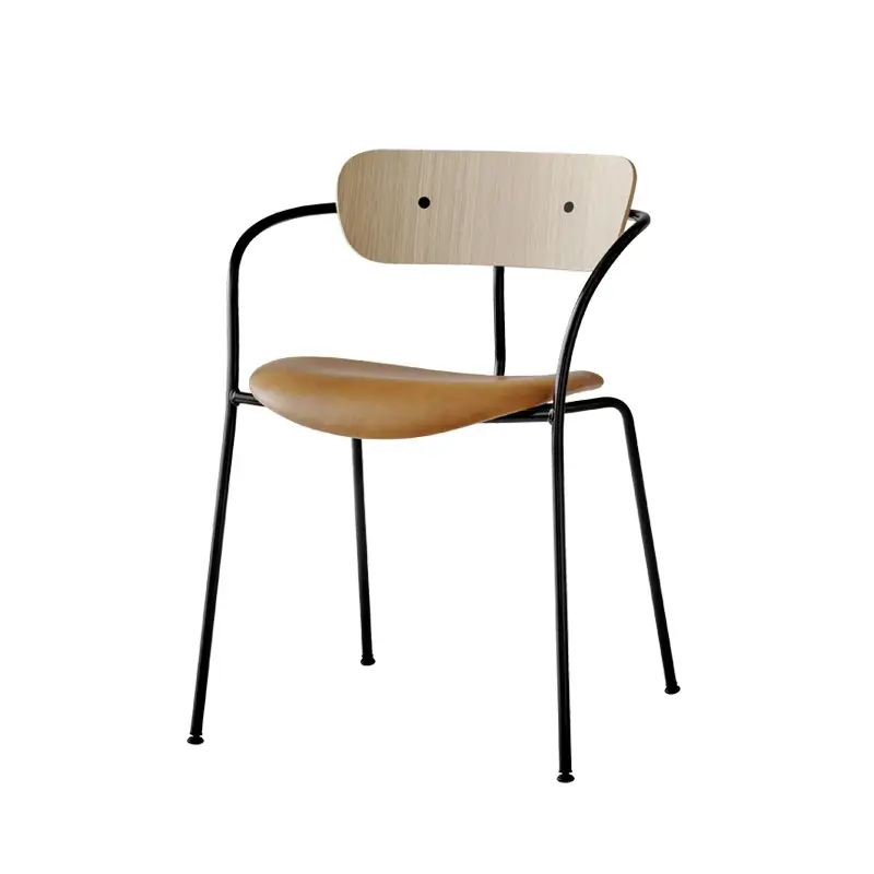 Dining Chair PAVILION AV4 Cognac leatherAND TRADITION Top Vente