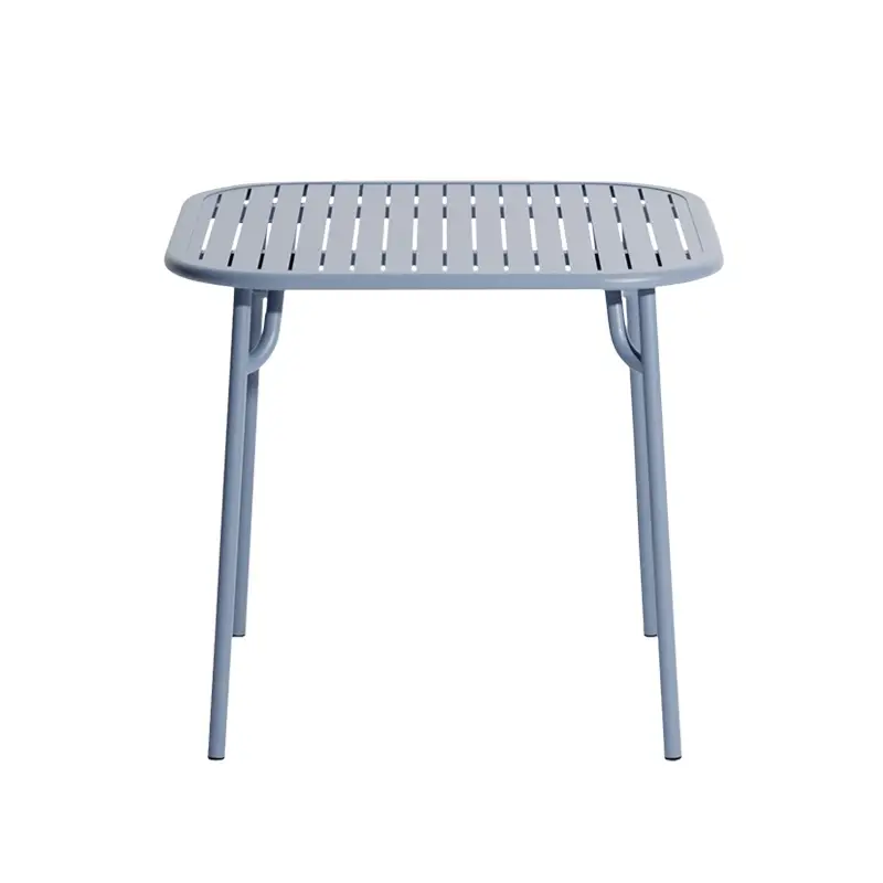 Dernière Chance Outdoor Table WEEKEND 85x85 Pigeon BluePETITE FRITURE