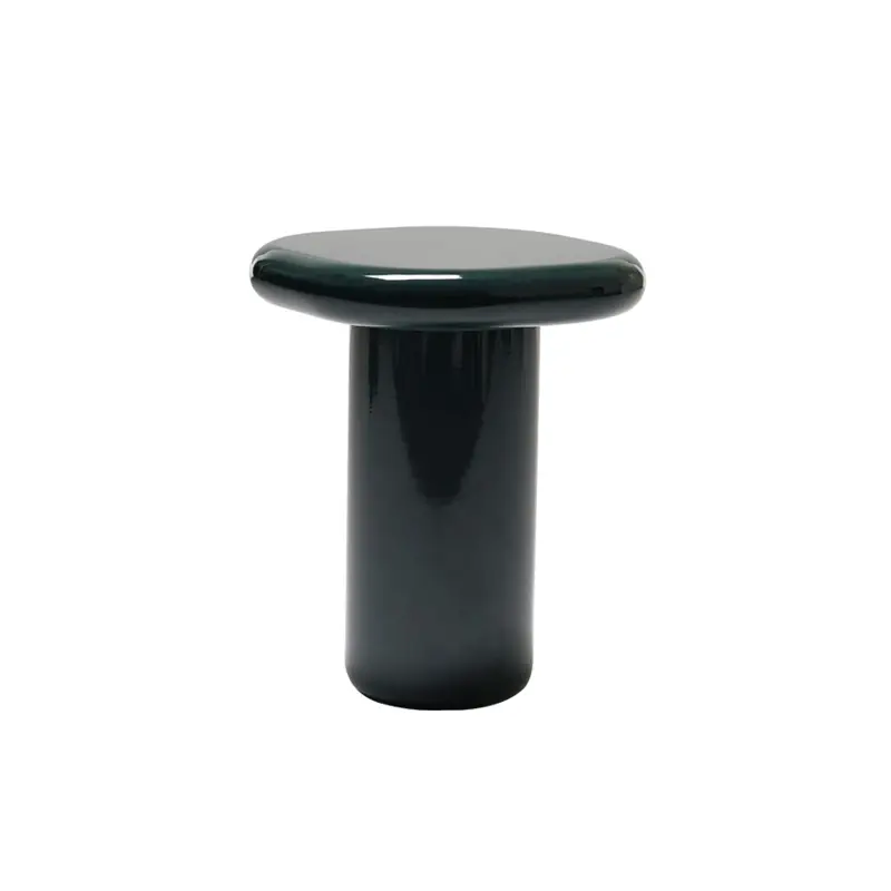 Commande En Gros Table d&rsquo;appoint guéridon BILBAO 50×50 Vert noir laqué brillantMOGG