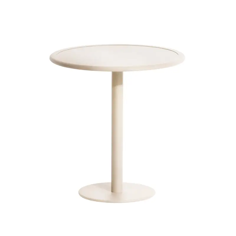 Table extérieure WEEK-END ronde IvoirePETITE FRITURE Nouvel Arrivage