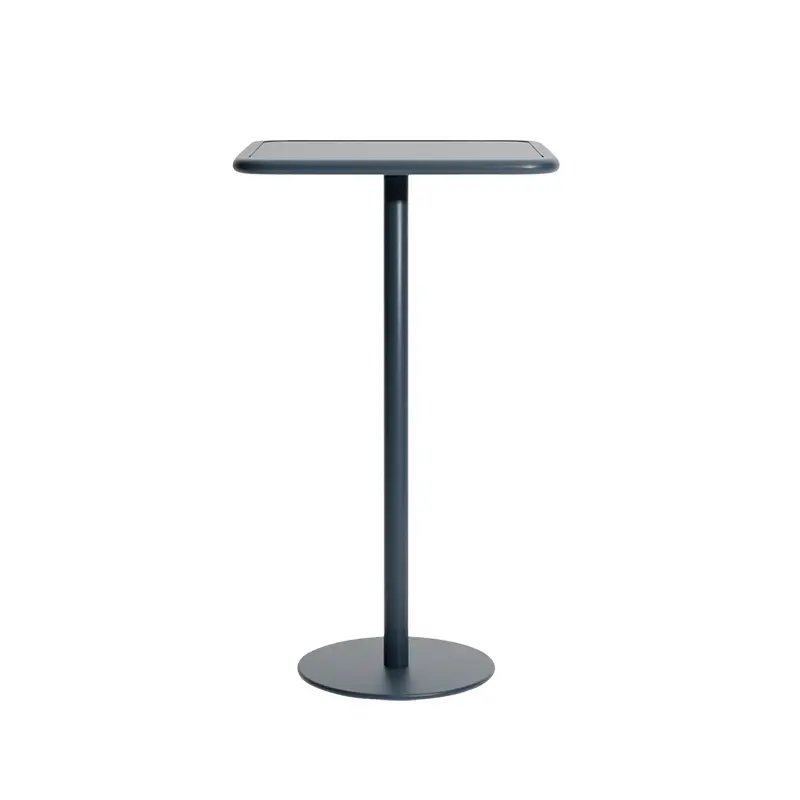 Expédié Aujourd'hui Table extérieure Mange-debout WEEK-END carré Gris bleuPETITE FRITURE