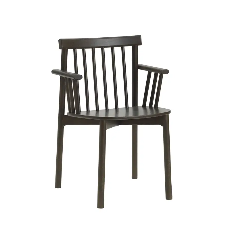 Acheter En Ligne Dining Chair PIND with armrests Brown stained ashNORMANN COPENHAGEN