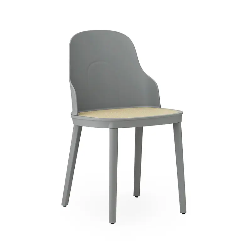 Dining Chair ALLEZ Polypropylene cane seat GreyNORMANN COPENHAGEN Produit De Marque