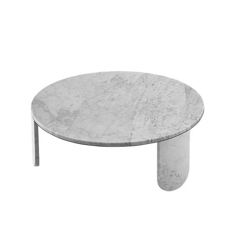 Jusqu&rsquo;à Épuisement Des Stocks Coffee Table CLEMO Carrara marble GALLOTTI & RADICE