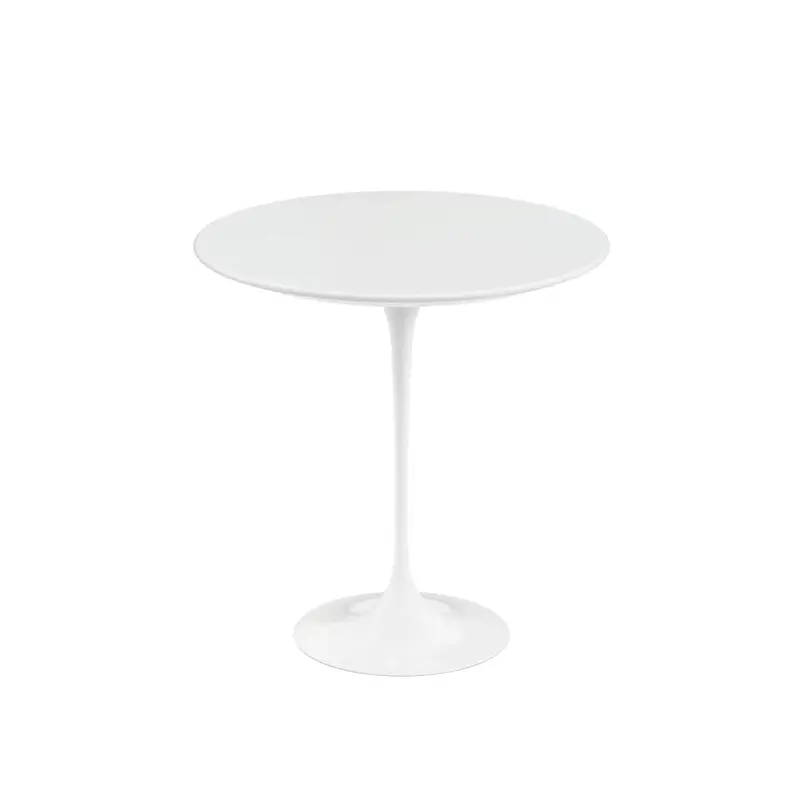 Side Table SAARINEN Laminate Top WhiteKNOLL Must-Have