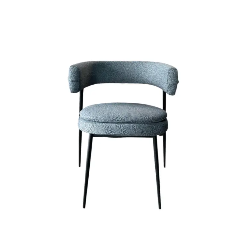 Achat Immédiat Chaise NENA Tissu Gris bleu / JauneZANOTTA