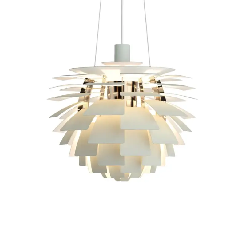 Suspension PH ARTICHOKE Ø48 Vert Cendré / LaitonLOUIS POULSEN Promotion Saisonnière