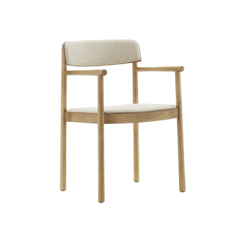 Remise Chaise TIMB avec accoudoirs Frêne/ Hallingdal 220NORMANN COPENHAGEN
