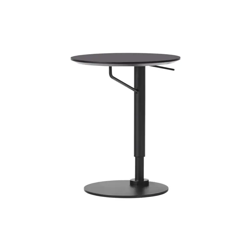 Certifié Table d&rsquo;appoint guéridon BRANCH Linoleum CharbonAUDO COPENHAGEN