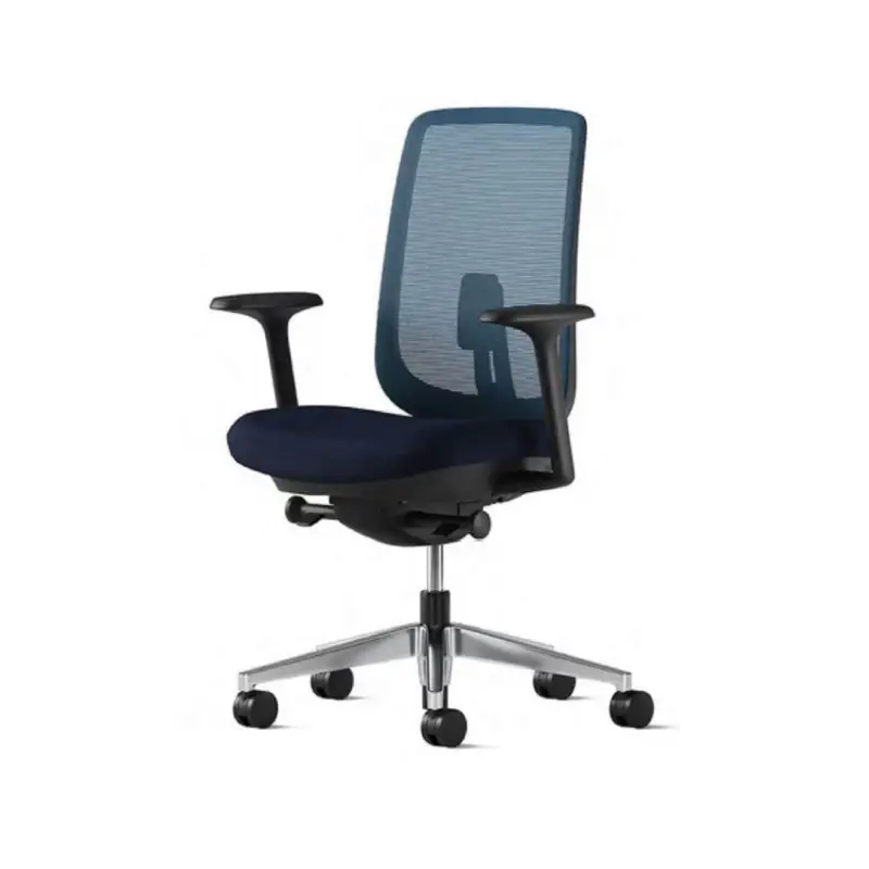 Jusqu'à Épuisement Des Stocks Office Chair VERUS Noir 773 Blue Grotto / Polished AluminiumHERMAN MILLER