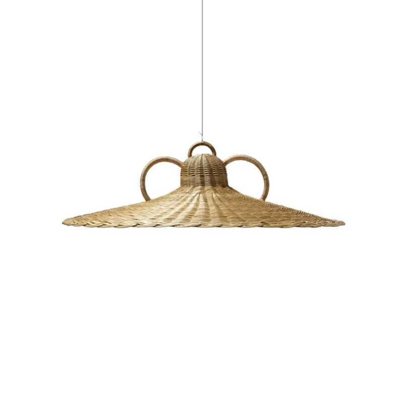 Pendant Light CAPEO Le PetitLampshade WickerMARGAUX KELLER COLLECTIONS Marque